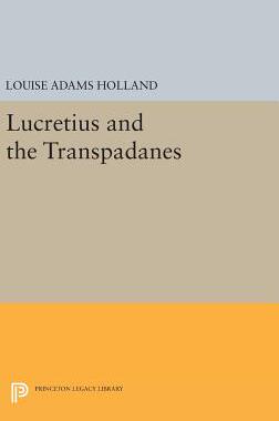 【预订】Lucretius and the Transpadanes