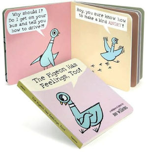 纸板书 The Too 英文原版 Feelings 鸽子也会闹情绪 Has 现货 Pigeon