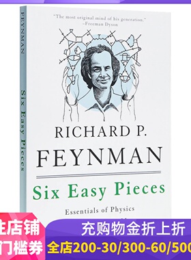 现货 英文原版 费曼讲物理：入门 Six Easy Pieces: Essentials of Physics Explained by Its Most Brilliant Teacher平装版