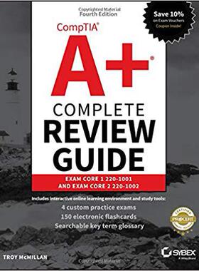 【预售】Comptia A+ Complete Review Guide