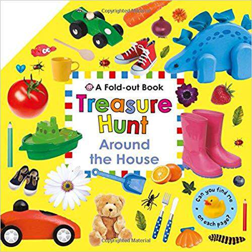 【预售】treasure hunt: around the house: a f.