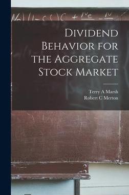 [预订]Dividend Behavior for the Aggregate Stock Market 9781018157917