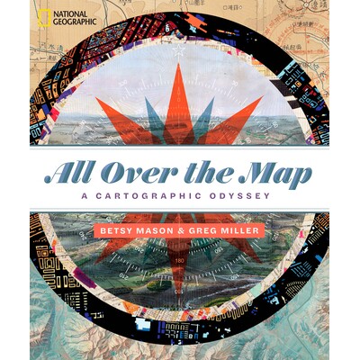 预订 遍布地图：制图奥德赛 工具书 地图集地名词典 英文 All Over the Map: A Cartographic Odyssey