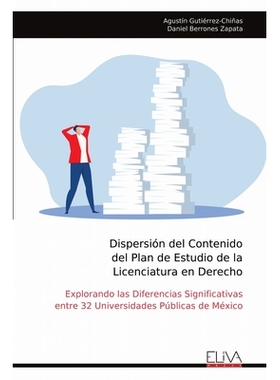 预订 Dispersión del Contenido del Plan de Estudio de la Licenciatura en Derecho: 9789999324786