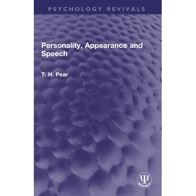 预订 Personality, Appearance and Speech: 9781032642666