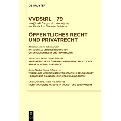 预订 Öffentliches Recht und Privatrecht 公法和私法: 9783110678680