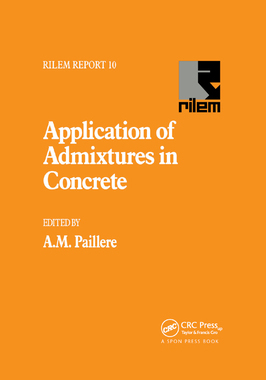 【预订】Application of Admixtures in Concrete