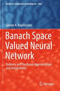 Space Banach Valued Neural 9783031164026 Network 预订