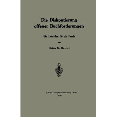 预订 Die Diskontierung offener Buchforderungen: Ein Leitfaden für die Praxis: 9783662386095