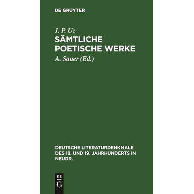 预订 Sämtliche poetische Werke: 9783112370735