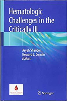 【预售】Hematologic Challenges in the Critic...