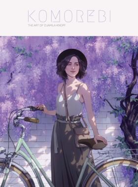 英文原版 Djamila Knopf的艺术画集 动画插画梦幻日漫 Komorebi: The Art of Djamila Knopf