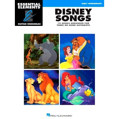 预订 Disney Songs: Essential Elements Guitar Ensembles Early Intermediate Level: 9781458400871