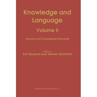 Language Volume Structure Knowledge 9789401048132 Conceptual and Lexical 预订