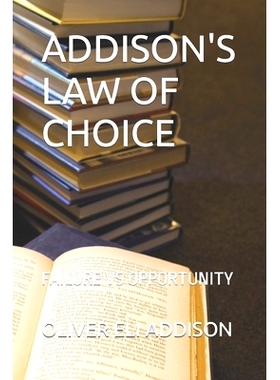 预订 Addison’s Law of Choice: Failure Vs Opportunity: 9798471918269