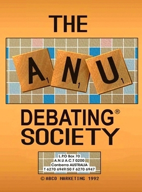 预订 The ANU Debating Society: 9781954223134