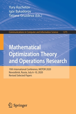 【预订】Mathematical Optimization Theory and Operations Research