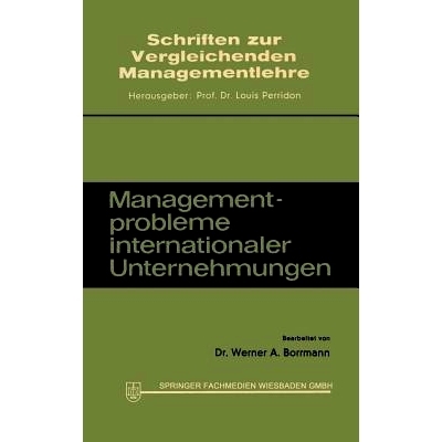 预订 Managementprobleme internationaler Unternehmungen: 9783663020875