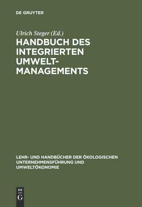 【预订】Handbuch des integrierten Umweltmanagements 9783486242201 书籍/杂志/报纸 经济管理类原版书 原图主图