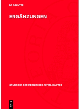 预订 Ergänzungen: Drogenquanten, Sachgruppen, Nachträge, Bibliographie, Generalregisier: 9783112717226