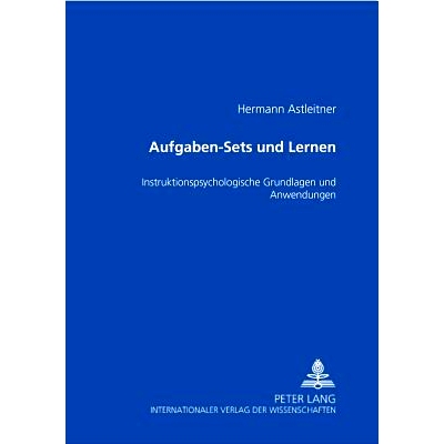 预订 Aufgaben-Sets und Lernen: Instruktionspsychologische Grundlagen und Anwendungen: 9783631541425