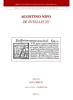 预订 Agostino Nifo De intellectu 阿戈斯蒂诺·尼夫论理智: 9789004196087