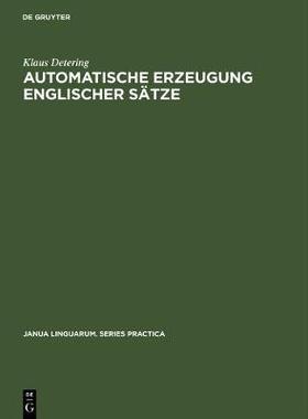 【预订】Automatische Erzeugung englischer Sätze 9783110999921