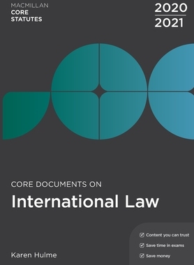 【预订】Core Documents on International Law 2020-21