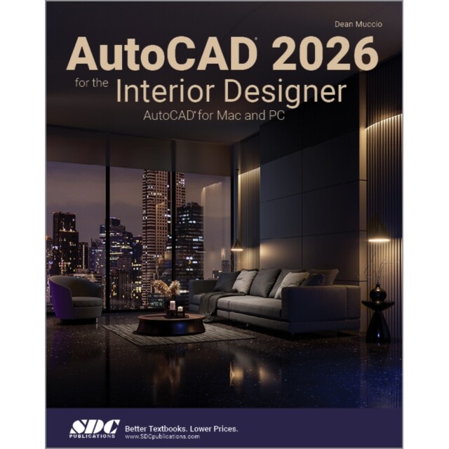 预订 AutoCAD 2026 for the Interior Designer AutoCAD for Mac and PC 面向室内设计师的 AutoCAD 2026:适用于 Mac 与 PC 的 Au