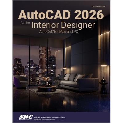 预订 AutoCAD 2026 for the Interior Designer AutoCAD for Mac and PC 面向室内设计师的 AutoCAD 2026：适用于 Mac 与 PC 的 Au