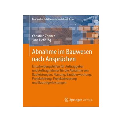预订 Abnahme im Bauwesen nach Ansprüchen