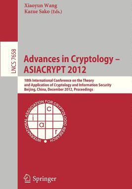 【预订】Advances in Cryptology -- ASIACRYPT 2012