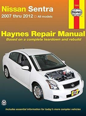 [预订]Nissan Sentra all models from (2007-2012) Haynes Repair Manual (USA) 9781620921036