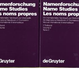 【预订】NAMENFORSCHUNG  (EICHLER U.A.)  BD.2 U.REG.    HSK   11.2 9783110148794