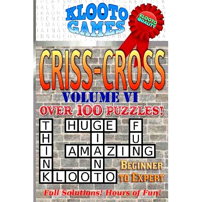预订 KLOOTO Games CrissCross Volume VI: 9781985324299