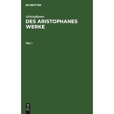 预订 Des Aristophanes Werke T. 1   2A Aristoph: 9783112367032