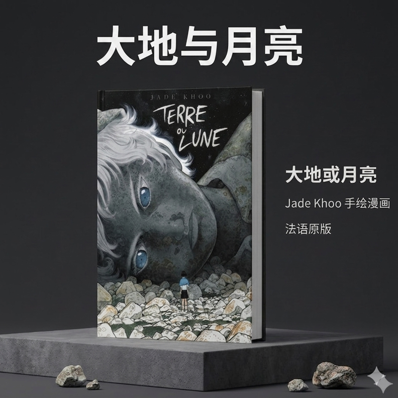 预售 大地或月亮 Jade Khoo 手绘漫画 法语原版 法国原装进口 Terre ou lune