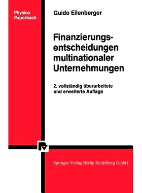 预订 Finanzierungsentscheidungen multinationaler Unternehmungen: 9783790803761