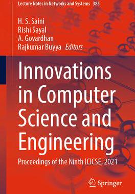 [预订]Innovations in Computer Science and Engineering 9789811689864