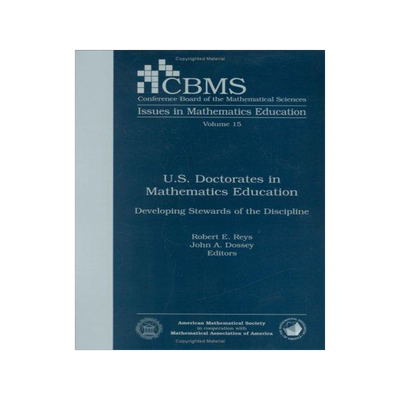 [预订]U.S. Doctorates in Mathematics Education 9780821845844