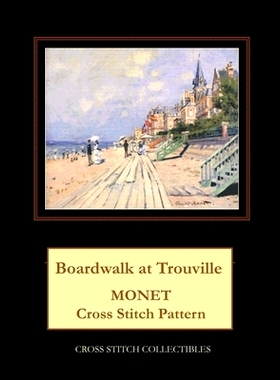 预订 Boardwalk at Trouville: Monet Cross Stitch Pattern: 9798884532120