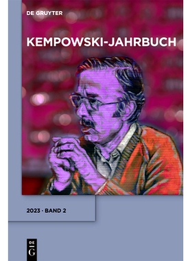 预订 Kempowski-Jahrbuch   Kjb 02/2023 2023年: 9783111234427