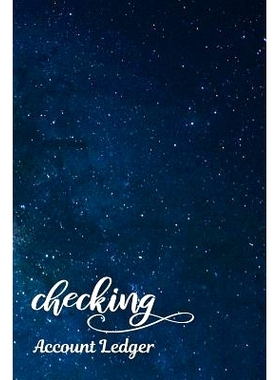 预订 Checking Account Ledger: Checking Account Register,6 Column Personal Record Tracker Log Book, Milky Way Universe Ba