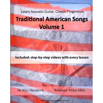 预订 Learn Acoustic Guitar, Classic Fingerstyle: Traditional American Songs Volume 1: 9781505690170