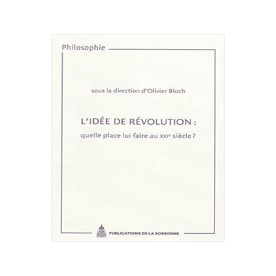 [预订]L’idée de révolution : quelle place lui faire au XXIe siècle? : actes des journéés d’étude 9782859445867