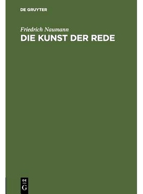 预订 Die Kunst der Rede: 9783111129525