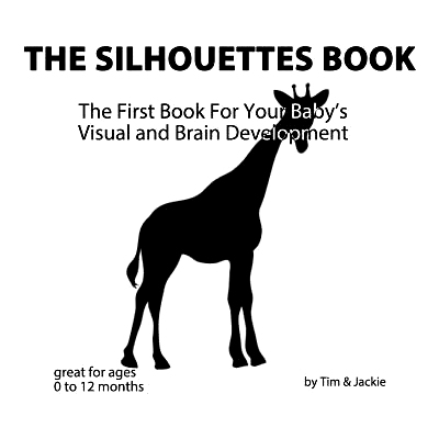 预订 The Silhouettes Book: The First Book For Your Baby’s Visual and Brain Development: 9781548354053