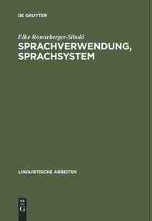 【预订】Sprachverwendung, Sprachsystem 9783484103795