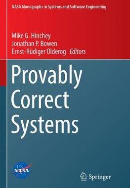 【预订】Provably Correct Systems