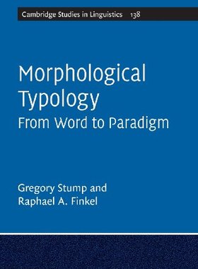 【预订】Morphological Typology